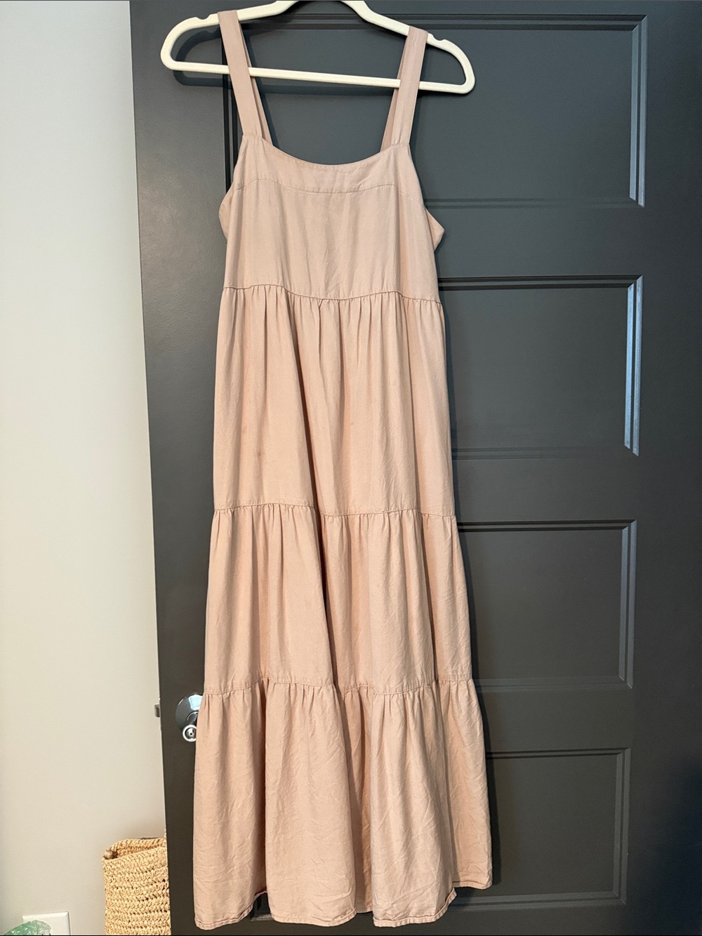 Apricot/Tan Maxi Sundress, Small
